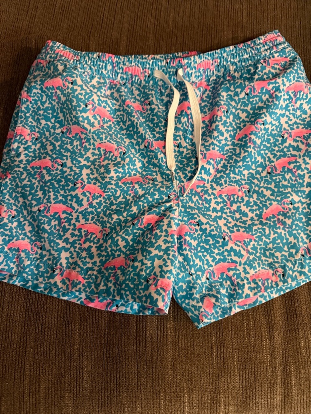 Chubbies Domingos are for Flamingos Youth L Swim Trunks (14/16)